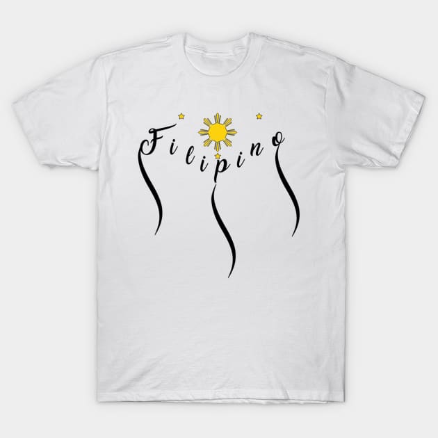 Filipino Flag T-Shirt by LucrativeDesigns